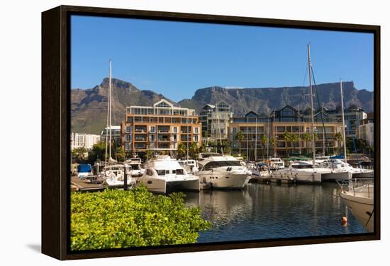 South Africa, Cape Town, Boat Harbour-Catharina Lux-Framed Premier Image Canvas