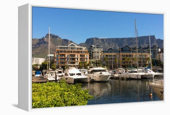 South Africa, Cape Town, Boat Harbour-Catharina Lux-Framed Premier Image Canvas