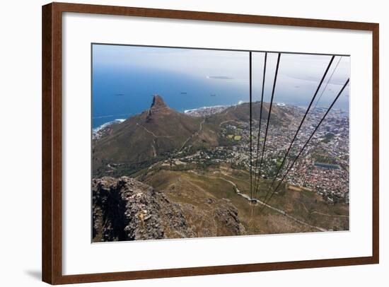 South Africa, Cape Town, View from the Table Mountain, Cableway-Catharina Lux-Framed Photographic Print