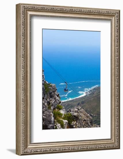 South Africa, Cape Town, View from the Table Mountain, Cableway-Catharina Lux-Framed Photographic Print