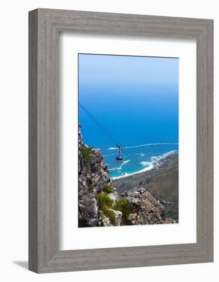 South Africa, Cape Town, View from the Table Mountain, Cableway-Catharina Lux-Framed Photographic Print