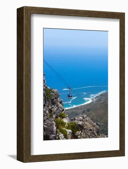 South Africa, Cape Town, View from the Table Mountain, Cableway-Catharina Lux-Framed Photographic Print