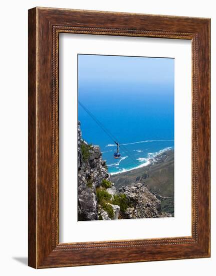 South Africa, Cape Town, View from the Table Mountain, Cableway-Catharina Lux-Framed Photographic Print