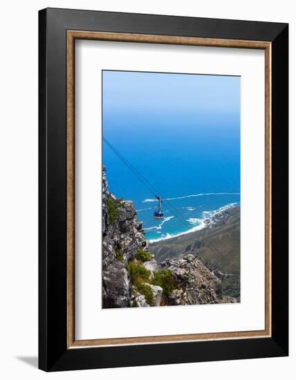 South Africa, Cape Town, View from the Table Mountain, Cableway-Catharina Lux-Framed Photographic Print