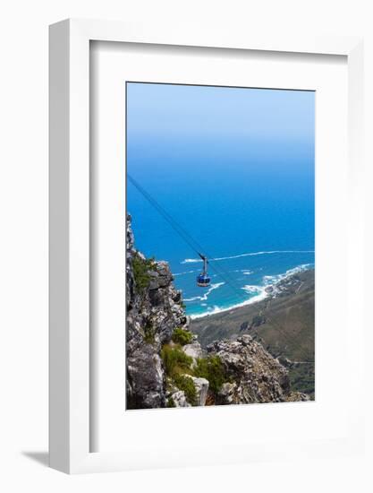 South Africa, Cape Town, View from the Table Mountain, Cableway-Catharina Lux-Framed Photographic Print