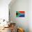 South Africa Flag Design with Wood Patterning - Flags of the World Series-Philippe Hugonnard-Art Print displayed on a wall