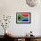 South Africa Flag Design with Wood Patterning - Flags of the World Series-Philippe Hugonnard-Framed Premium Giclee Print displayed on a wall