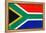 South Africa Flag Design with Wood Patterning - Flags of the World Series-Philippe Hugonnard-Framed Stretched Canvas