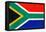 South Africa Flag Design with Wood Patterning - Flags of the World Series-Philippe Hugonnard-Framed Stretched Canvas