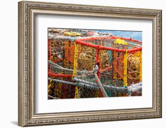 South Africa, Houtbay, Harbour, Lobster Pots-Catharina Lux-Framed Photographic Print