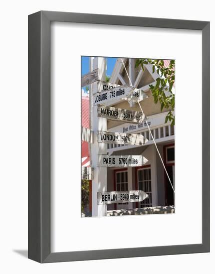 South Africa, Matjiesfontein, Signpost-Catharina Lux-Framed Photographic Print