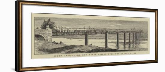 South Africa, the New Frere Bridge over the Orange River-null-Framed Giclee Print