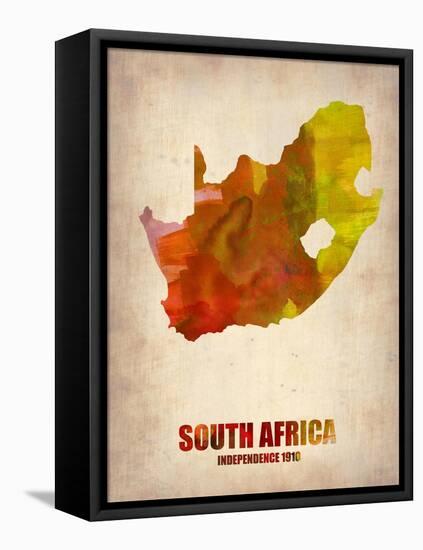 South Africa Watercolor Poster-NaxArt-Framed Stretched Canvas