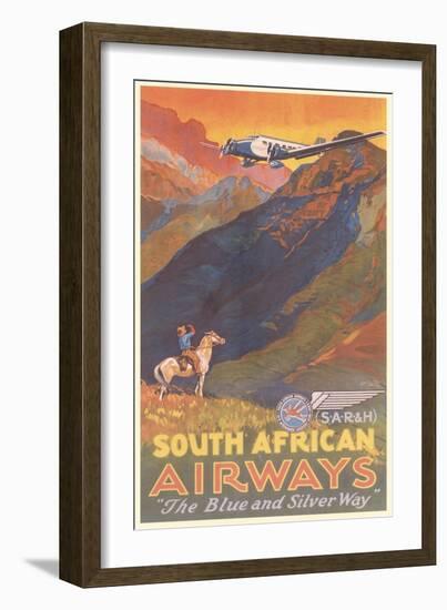 South African Airways Poster-null-Framed Premium Giclee Print