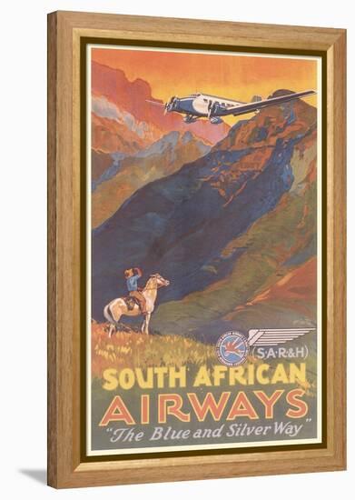 South African Airways Poster-null-Framed Stretched Canvas