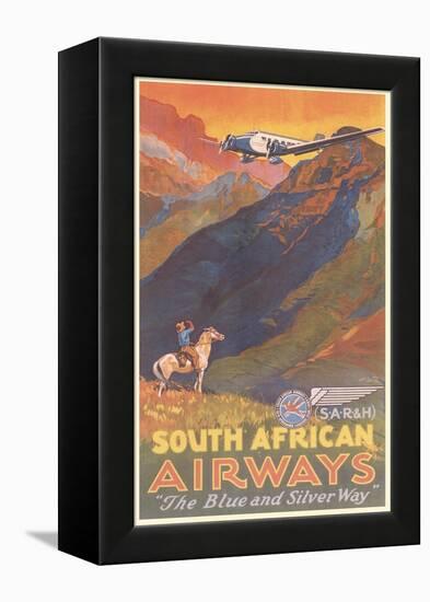 South African Airways Poster-null-Framed Stretched Canvas