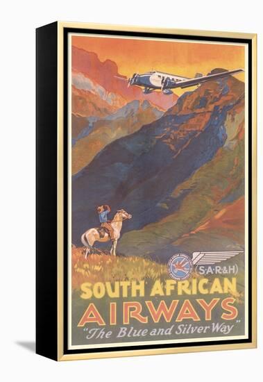 South African Airways Poster-null-Framed Stretched Canvas