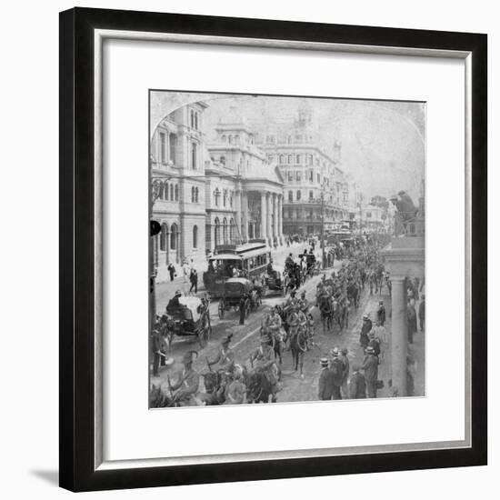 South African Light Horse, Cape Town, South Africa, 2nd Boer War, 1900-Underwood & Underwood-Framed Giclee Print