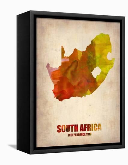 South African Map-NaxArt-Framed Stretched Canvas