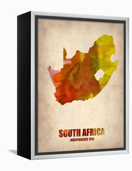 South African Map-NaxArt-Framed Stretched Canvas