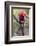 South America, Brazil, Mato Grosso do Sul, Jardim, Red-and-green macaw.-Ellen Goff-Framed Photographic Print