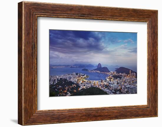 South America, Brazil, Rio De Janeiro, Sugar Loaf-Alex Robinson-Framed Photographic Print