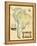 South America Map-Vision Studio-Framed Stretched Canvas