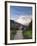 South America, Peru, Ancash, Yungay, Huascaran. View of the Yungay Church in Yungay Viejo-Alex Robinson-Framed Photographic Print