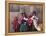 South America, Peru, Cusco. Quechua People in Front of An Inca Wall, Holding a Lamb and a Llama-Alex Robinson-Framed Premier Image Canvas