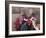 South America, Peru, Cusco. Quechua People in Front of An Inca Wall, Holding a Lamb and a Llama-Alex Robinson-Framed Photographic Print