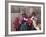 South America, Peru, Cusco. Quechua People in Front of An Inca Wall, Holding a Lamb and a Llama-Alex Robinson-Framed Photographic Print