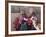 South America, Peru, Cusco. Quechua People in Front of An Inca Wall, Holding a Lamb and a Llama-Alex Robinson-Framed Photographic Print