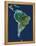 South America, Satellite Image-PLANETOBSERVER-Framed Premier Image Canvas