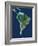 South America, Satellite Image-PLANETOBSERVER-Framed Photographic Print