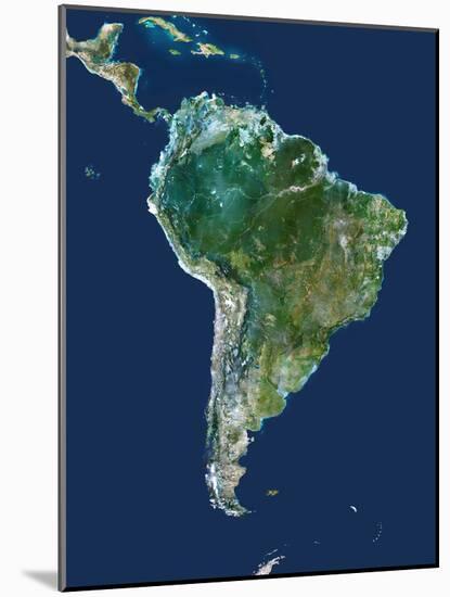 South America, Satellite Image-PLANETOBSERVER-Mounted Photographic Print