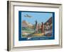 South America - Wings Over the World - Pan American Airways System - Douglas DC-3-Paul George Lawler-Framed Art Print