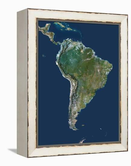 South America-PLANETOBSERVER-Framed Premier Image Canvas