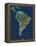 South America-PLANETOBSERVER-Framed Premier Image Canvas