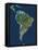 South America-PLANETOBSERVER-Framed Premier Image Canvas