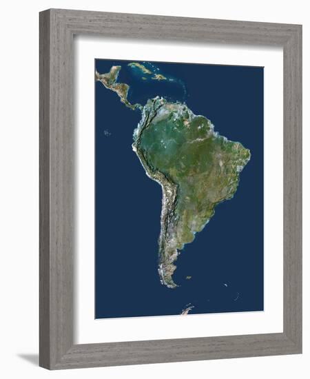 South America-PLANETOBSERVER-Framed Photographic Print