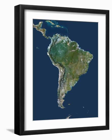 South America-PLANETOBSERVER-Framed Photographic Print