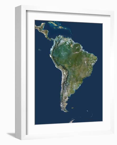 South America-PLANETOBSERVER-Framed Photographic Print