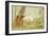 South American Indians Hunting Monkeys with Blowpipes-null-Framed Giclee Print