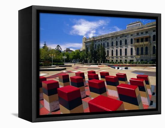 South Australia Parliament Building, Adelaide, South Australia, Australia-Neale Clarke-Framed Premier Image Canvas