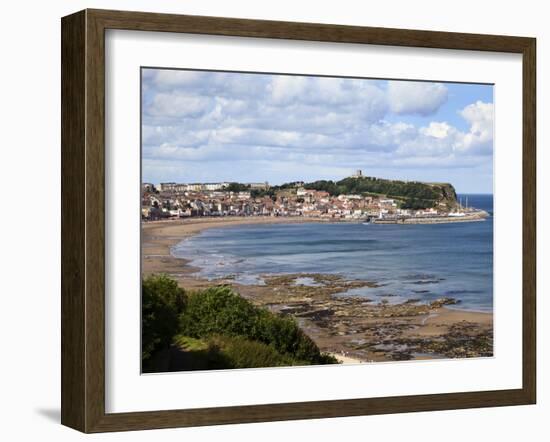 South Bay from South Cliff Gardens, Scarborough, North Yorkshire, Yorkshire, England, UK, Europe-Mark Sunderland-Framed Photographic Print