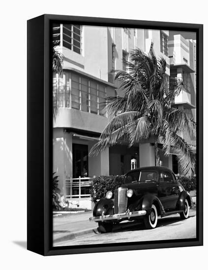 South Beach Art Deco, Miami, Florida-George Oze-Framed Premier Image Canvas