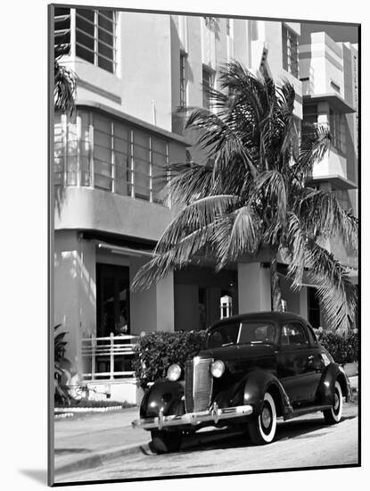 South Beach Art Deco, Miami, Florida-George Oze-Mounted Photographic Print