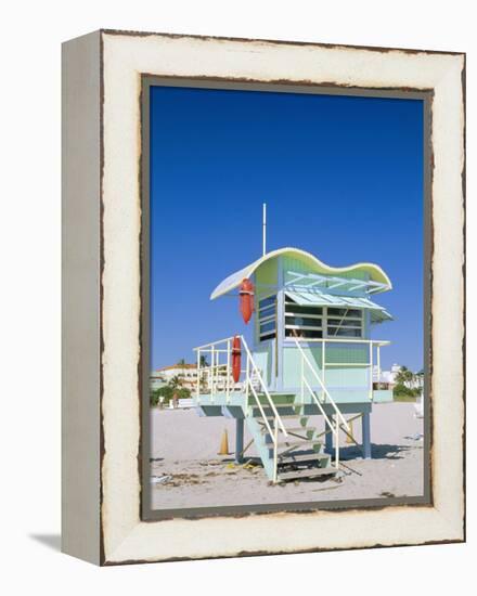 South Beach Lifeguard Station, Art Deco, Miami Beach, Florida, USA-Fraser Hall-Framed Premier Image Canvas