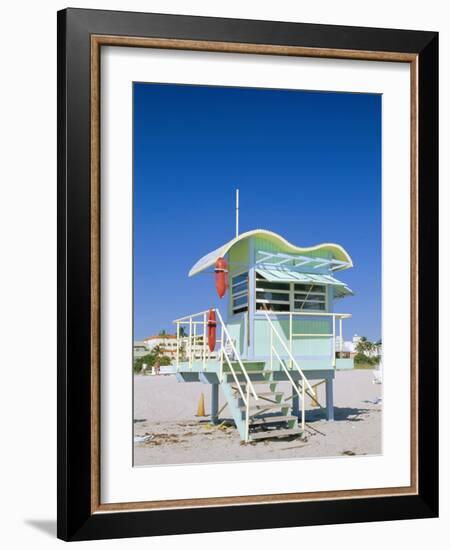 South Beach Lifeguard Station, Art Deco, Miami Beach, Florida, USA-Fraser Hall-Framed Photographic Print