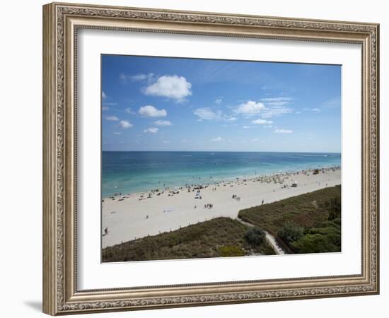 South Beach, Miami Beach, Florida, United States of America, North America-Angelo Cavalli-Framed Photographic Print